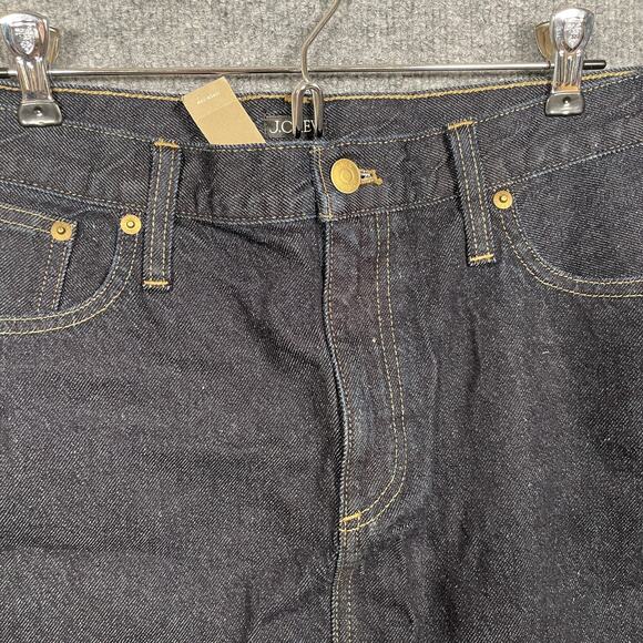 New J.Crew Womens Size 31 Mini Denim Skirt Black Cotton Pockets STYLE BT791 - Picture 3 of 10